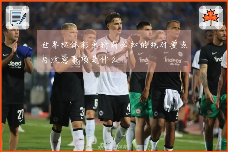 世界杯体彩竞猜前必知的绝对要点与注意事项是什么