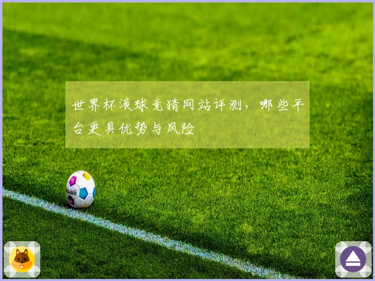 世界杯滚球竞猜网站评测，哪些平台更具优势与风险